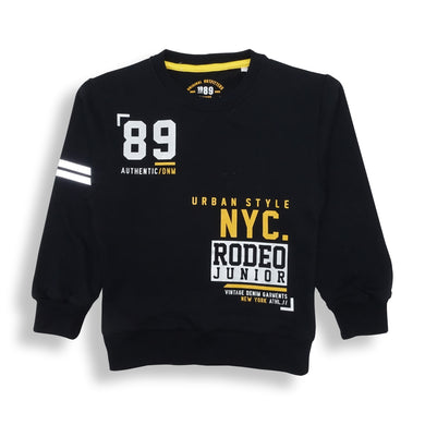 Sweater Anak Laki / Rodeo Junior / Black / Cotton Print 89