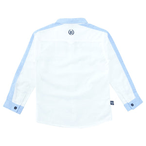 Shirt / Kemeja Tangan Panjang / Rodeo Junior / White / Classic Formal