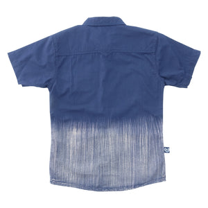 Shirt / Kemeja Anak Laki Blue / Biru Rodeo Junior color dyed series