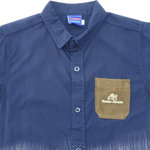 Shirt / Kemeja Anak Laki Blue / Biru Rodeo Junior color dyed series