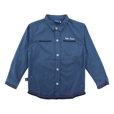 Shirt / Kemeja Anak laki-laki / Rodeo Junior Raining Navy