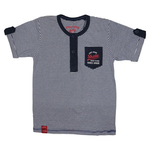 Tshirt / Kaos Anak Laki / Rodeo Junior  / Navy Stripe / Basic
