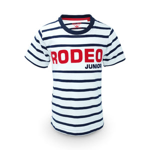 T-shirt / Kaos Anak Laki / Rodeo Junior / White / Stripes