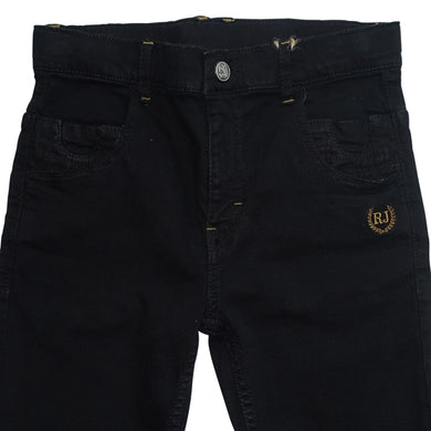 Jeans / Celana Pendek Anak Laki / Rodeo Junior / Raw Black Denim