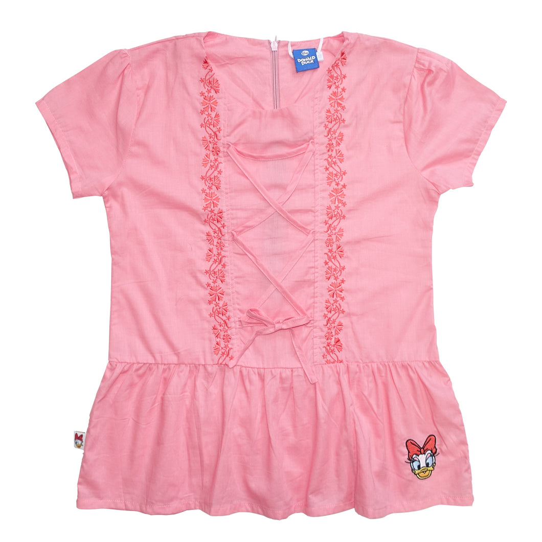Shirt / Kemeja Anak Perempuan Pink / Daisy Duck / Plain Basic