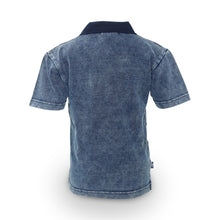 Load image into Gallery viewer, Polo Shirt Denim Anak Laki / Rodeo Junior /  Indigo Jeans Cotton Series
