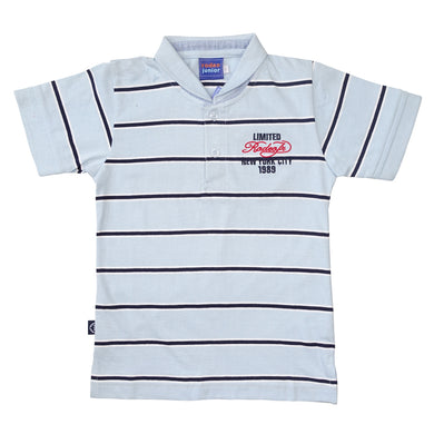Polo Shirt Anak Laki / Rodeo Junior / Biru / Stripes