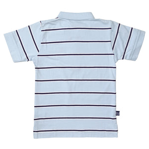 Polo Shirt Anak Laki / Rodeo Junior / Biru / Stripes