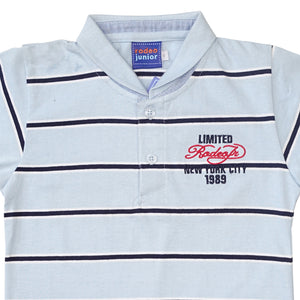 Polo Shirt Anak Laki / Rodeo Junior / Biru / Stripes