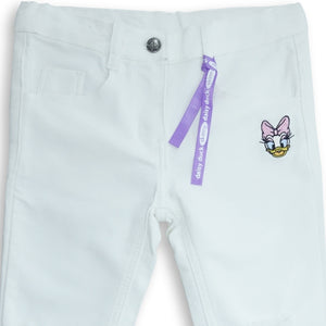 Long Pants / Celana Panjang Anak Perempuan WHITE / Daisy Duck FUN & SUN
