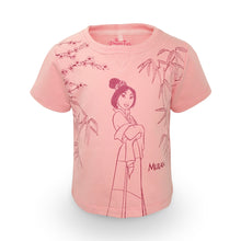 Load image into Gallery viewer, Crop Tshirt / Kaos Anak Perempuan Pink / Disney Princess Mulan