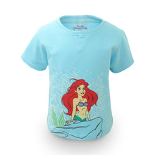Load image into Gallery viewer, Crop Tshirt / Kaos Anak Perempuan Blue / Disney Princess Ariel