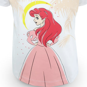 Tshirt / Kaos Anak Perempuan White / Disney Princess Ariel
