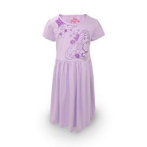 Dress Anak Perempuan Ungu / Purple Disney Princess Rapunzel