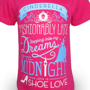 Tshirt / Kaos Anak Perempuan / Disney Princess Dreams Cinderella