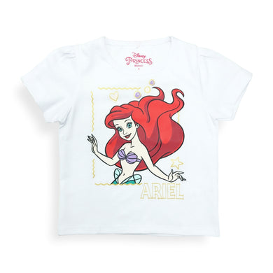 Crop Tshirt / Kaos Anak Rensia x Rodeo Junior Girl / Disney Princess Ariel