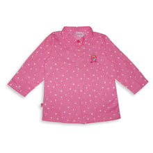 Load image into Gallery viewer, Shirt / Kemeja Anak Perempuan / Rodeo Junior Scattered Stars Pink