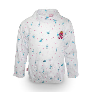 Shirt / Kemeja Anak Perempuan / Rodeo Junior Flamingo Blue