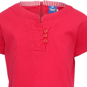 Shirt / Kemeja Anak Perempuan / Daisy Duck Flowy Red