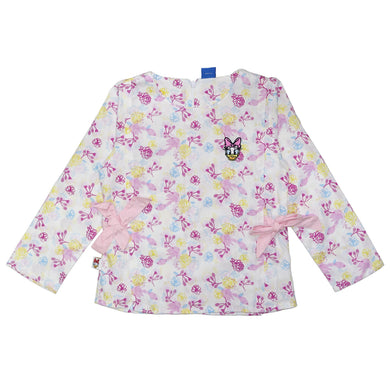 Blouse / Atasan Anak Perempuan / Daisy Duck White Rose