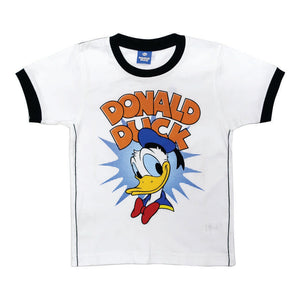 T Shirt / Kaos Anak Laki / Donald Duck White Superstar