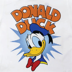 T Shirt / Kaos Anak Laki / Donald Duck White Superstar