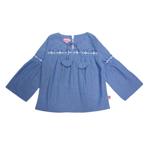 Shirt / Atasan Anak Perempuan / Rodeo Junior Charming Blue