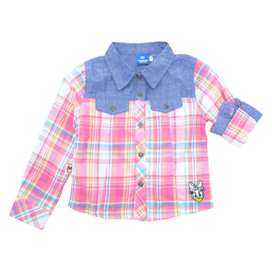 Shirt / Atasan Anak Perempuan / Daisy Duck Pink Stripe