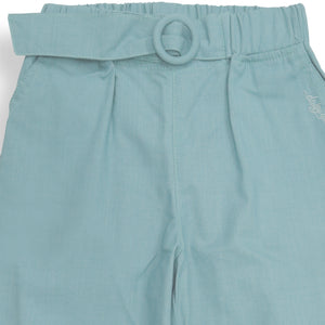 Long Pants / Celana Panjang Anak Perempuan / Daisy Duck Green Culottes With Belt