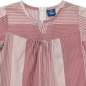 Shirt / Kemeja Anak Perempuan / Daisy Duck Red V Neck Stripes