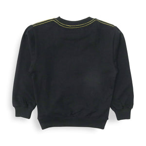 Sweater / Atasan Anak Laki-laki / Rodeo Junior Black Sweater With Yellow Print