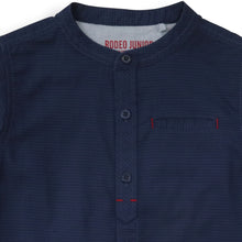 Load image into Gallery viewer, Shirt / Kemeja Anak Laki / Rodeo Junior Navy With Line