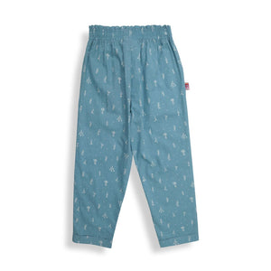 Long Pants / Celana Panjang Anak Perempuan / Rodeo Junior Girl Blue Tiny Flowers