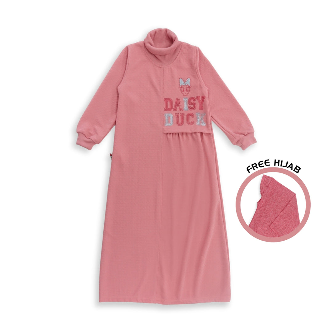 Dress / Dress Anak Perempuan / Daisy Feast Pink