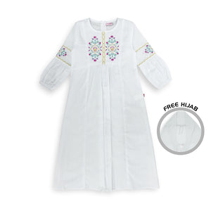Dress / Dress Anak Perempuan / Rodeo Junior Girl Blooming White