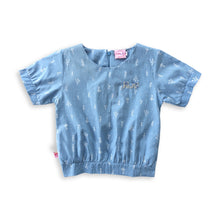Load image into Gallery viewer, Blouse / Atasan Anak Perempuan / Rodeo Junior Girl Litle Flower Blue