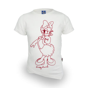 Shirt / Kaos Anak Perempuan / Daisy Dancing White