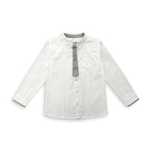 Load image into Gallery viewer, Shirt /Kemeja Anak Laki /Rodeo Junior White Shirt With Tie