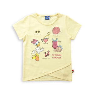 Kaos anak perempuan/T-shirt girl/Daisy Dear Summer Yellow