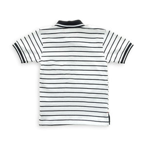 Polo Shirt/ Kaos Anak laki/ Rodeo Junior Black and White Polo Stripe