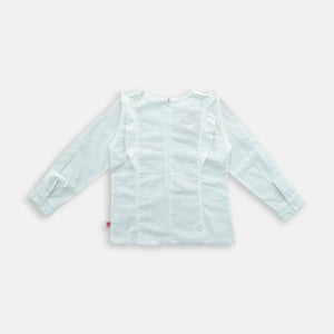 Shirt/ Kemeja Anak Perempuan/ Rodeo Junior Girl White Flower
