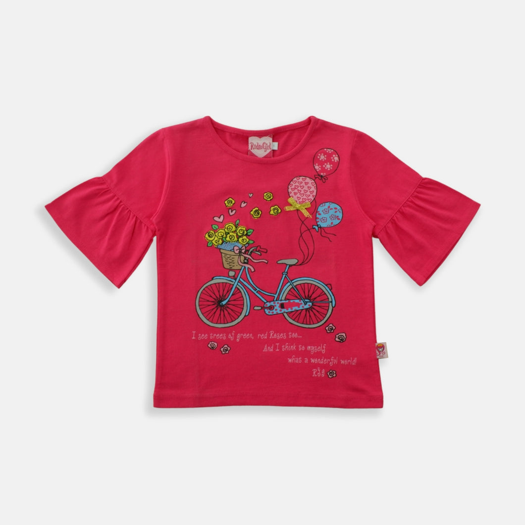 Blouse/ Blus Anak Perempuan/ Rodeo Junior Girl Bicycle