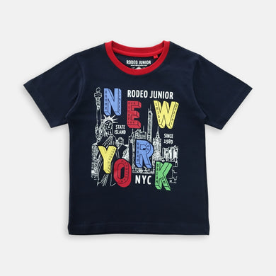 Tshirt/ Kaos Anak Laki/ Rodeo Junior New York Print