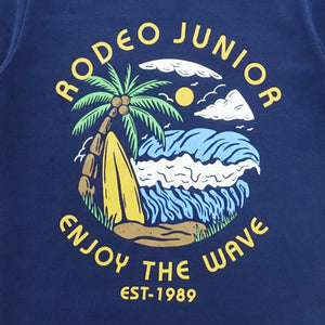 Tshirt/ Kaos Anak Laki/ Rodeo Junior Enjoy The Wave