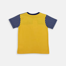 Load image into Gallery viewer, Tshirt/ Kaos Anak Laki/ Rodeo Junior Yellow Tshirt with Stripe