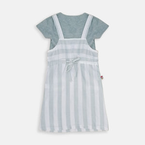 Overall Dress Anak/ Daisy Duck Linen Look