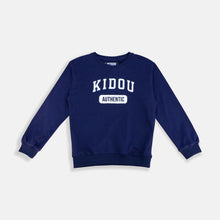 Load image into Gallery viewer, Sweater Anak/ Kidou X Kezia Karamoy Label Print Navy