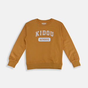 Sweater Anak/ Kidou X Kezia Karamoy Label Print Yellow