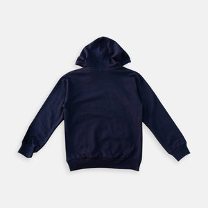 Sweater Hoodie Anak/ Kidou X Kezia Karamoy Patch Label Navy
