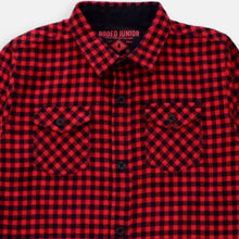 Load image into Gallery viewer, Shirt/ Kemeja Anak Laki/ Rodeo Junior Red Checked Shirt